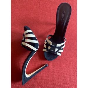 Charles David made in Italy suede mules, NWT, 7.5